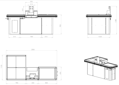Кассовый бокс KIFATO РИМ 2300